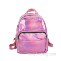Mirror Shine Metallic Mini Backpack With Custom Logo